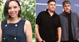 Chenoa y los hermanos Muñoz de Estopa.EP