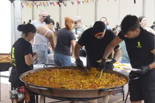 Paella en Juzbado