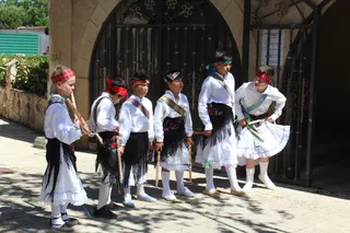 Misa y procesión en AldeaTejada.