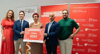 El proyecto "T-Balance" de rehabilitación neuromuscular recibe el premio de la II Carrera por la Investigación y la Transferencia de la USAL | Comunicación USAL