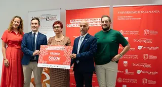 El proyecto "T-Balance" de rehabilitación neuromuscular recibe el premio de la II Carrera por la Investigación y la Transferencia de la USAL | Comunicación USAL