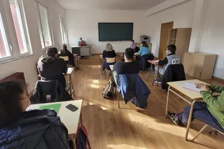 Ocho alumnos han iniciado un programa mixto de formación y empleo en Babilafuente