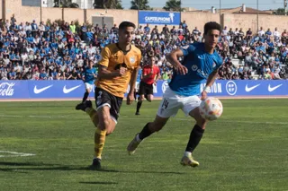 Fran Rodríguez, ante el San Fernando FOTO UNIONISTAS CF