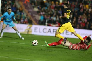 Los jugadores chacineros coinciden en que no hubo penalti a Carrasco