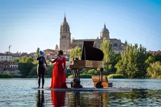 Concierto de piano sobre el río Tormes