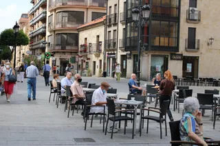 Terrazas coronavirus calle Zamora