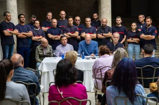 Rueda de prensa de los Bomberos de Ciudad Rodrigo