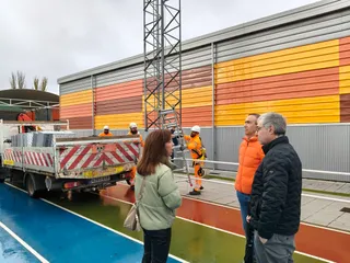 Carbajosa renovación luminarias zonas deportivas