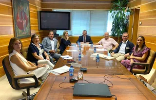 Gerardo Dueñas se reúne con los vocales de la Junta de Arbitraje y Mediación