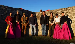 Tentadero en la ganadería de Ignacio López Chaves