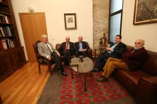 Cámara de Comercio. Reunión de ex presidentes.