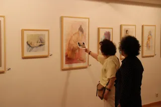 Exposición de los trabajos de los alumnos de la Escuela de Arte San Eloy de la Fundación Caja Duero