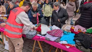 Feria del Intercambio en la plaza del Oeste durante 2024
