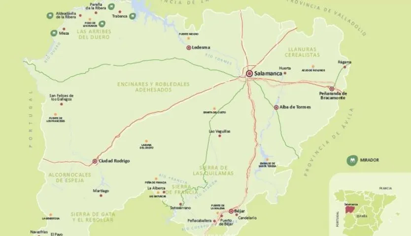 Turismo ornitológico en Salamanca. Diputación de Salamanca