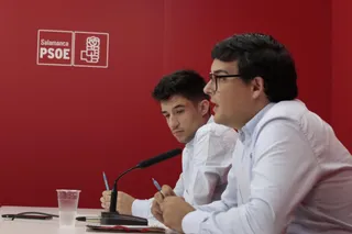 Kevin Pérez y Sergio Marqueda, candidatos socialistas al Congreso y Senado por Salamanca