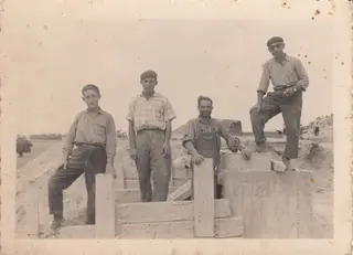 Imagen que recoge la construcción del canal
