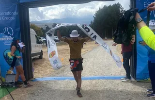Carlos García, en el ultra de Gredos