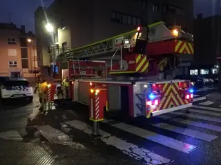Bomberos y Policía Local en Santa Marta
