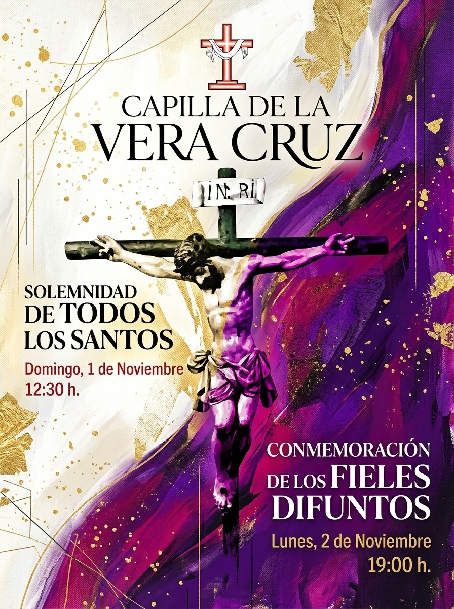 Cartel De La Vera Cruz Sonre El Día De Todos Los Santos