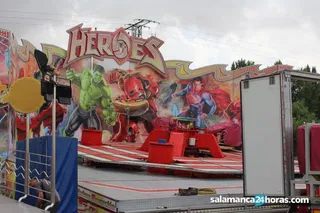 Atracciones ubicadas en el recinto ferial del Aldehuela