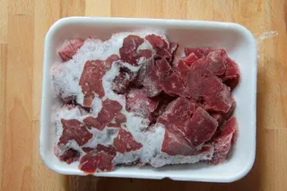 Carne congelada