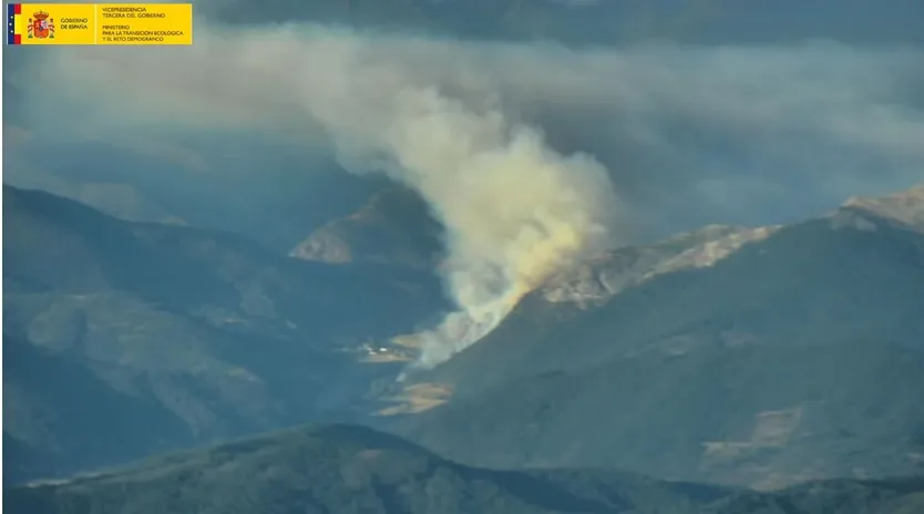 incendio en Boca de Huérgano (León)