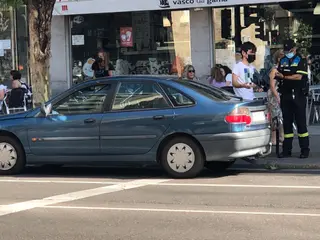 Accidente de tráfico en la Avenida Mirat
