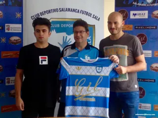 Presentación Álex y Borja con Salamanca FS