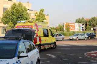 Accidente en Carretera de Madrid. Archivo