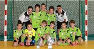 Los benjamines de Futsalamanca, subcampeones en un torneo en Portugal