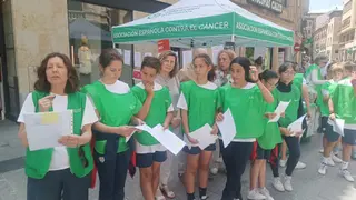 Salamanca se vuelca con la celebración del Día Mundial Sin Tabaco. Lectura de declaración institucional