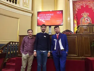 Foto. Acto homenaje exiliados en Senado