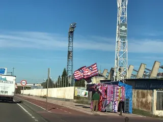 Estadio Helmántico antes del partido de Copa del Rey