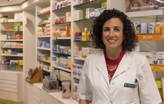 María Engracia Pérez presidenta del Colegio de Farmacéuticos de Castilla y León.