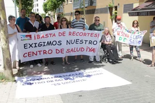 Manifestación por el centro del salud del Zurguén. Foto de archivo