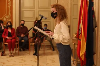 GALERÍA | Conchi Lillo, Patricia Balboa, Manoli Martín y Paz Encinas reciben el reconocimiento de Salamanca por el Día Internacional de la Mujer