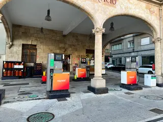 Imagen de archivo de una gasolinera en el centro de Salamanca