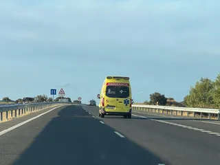 Ambulancia. Foto de archivo