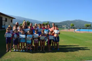 Diploma cursos natacion Bejar