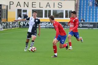 Teijeira, ante el Tarazona | FOTO ANDREA MATEOS