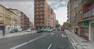 Carretera de Ledesma, en una foto de archivo