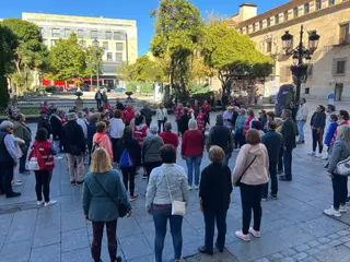 240 personas participan en una nueva edición de los 'Paseos Saludables'. Ayto de Salamanca