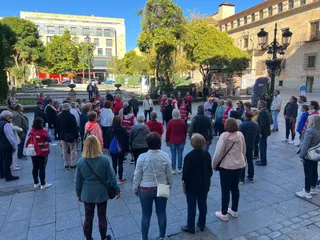 240 personas participan en una nueva edición de los 'Paseos Saludables'. Ayto de Salamanca