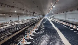 Arde una enorme nave de pollos en Coomonte de la Vega