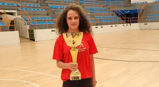 Irene Vicente, cuarta en categoría juvenil.