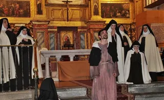 Santa Teresa, invitada de lujo a la presentación del cartel de la Semana Santa de Vitigudino