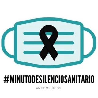 Minuto de silencio sanitario