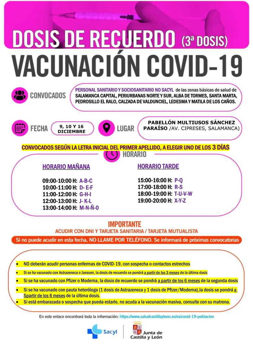 SALAMANCA Y ALREDEDORES PERSONAL SANITARIO Y SOCIOSANITARIO NO SACYL 9,1...