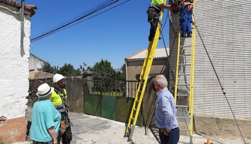 obreros trabajando
