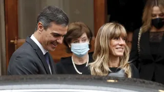 Begoña Gómez junto a Pedro Sánchez